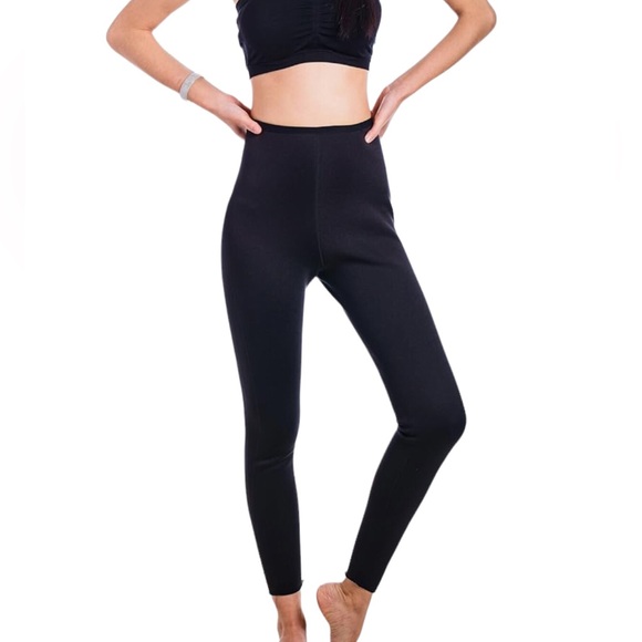 Ausum Slimming Neoprene Hot Sweat Thermo Pants Leggings Body Shapers Sauna Suit - Picture 3 of 9